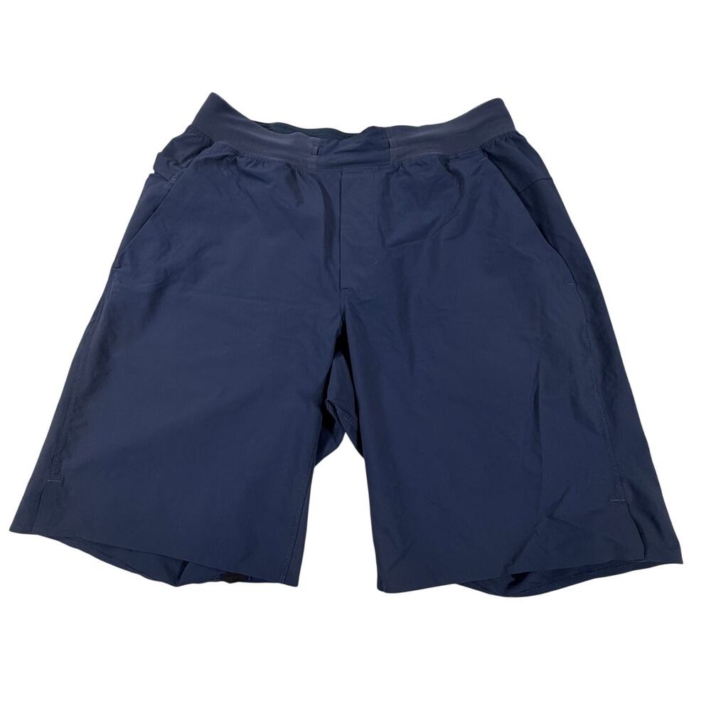 Lululemon T.H.E. Short *LTT 9" Mens Athletic Running Shorts Blue Size M